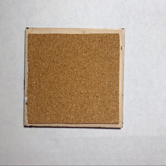 Cup Coasters, Drink Coasters, Ceramic Tile Coasters, Peppermint, Snowflakes - Picture 3 of 3